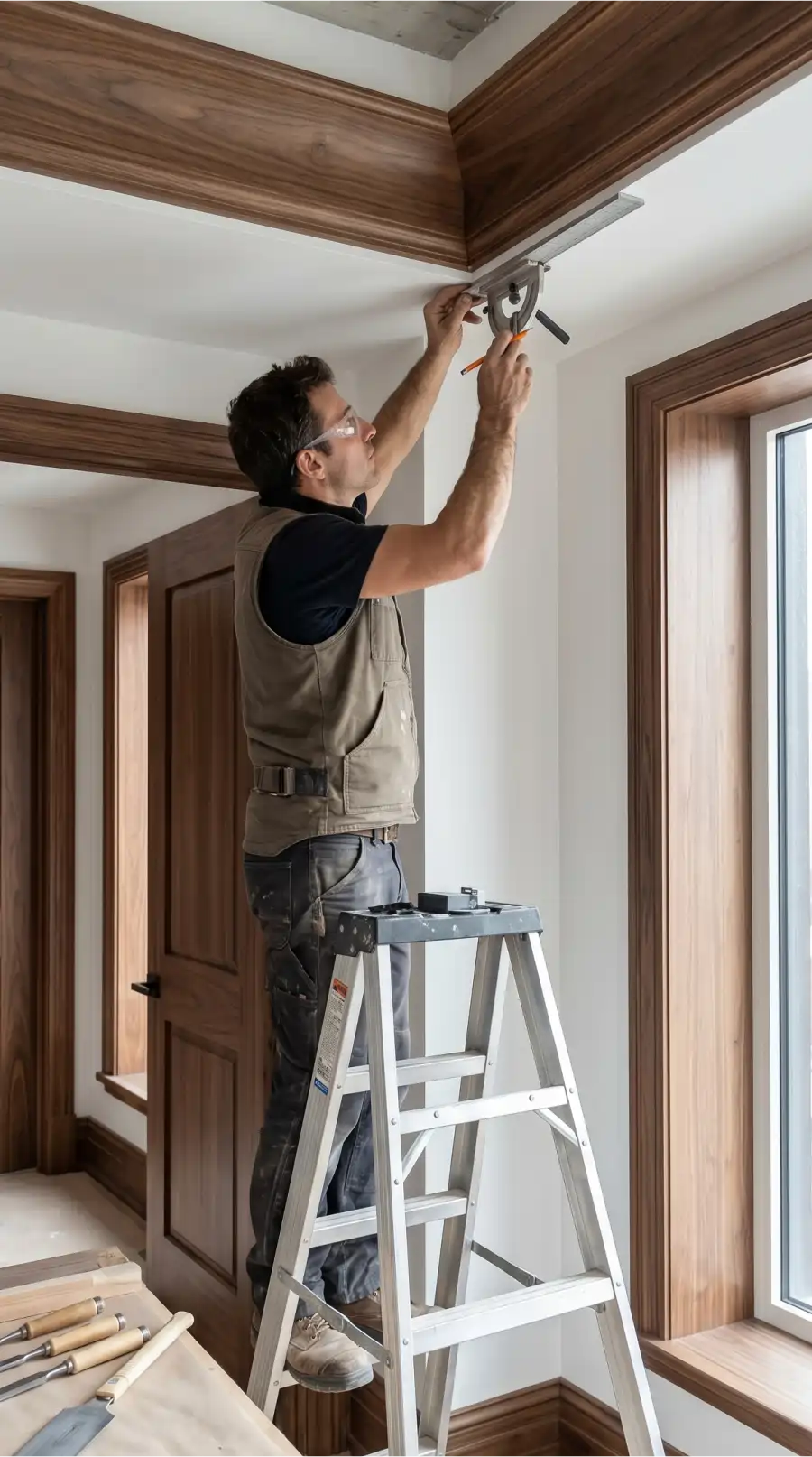 Des conceptions architecturales en bois réalisées avec précision.